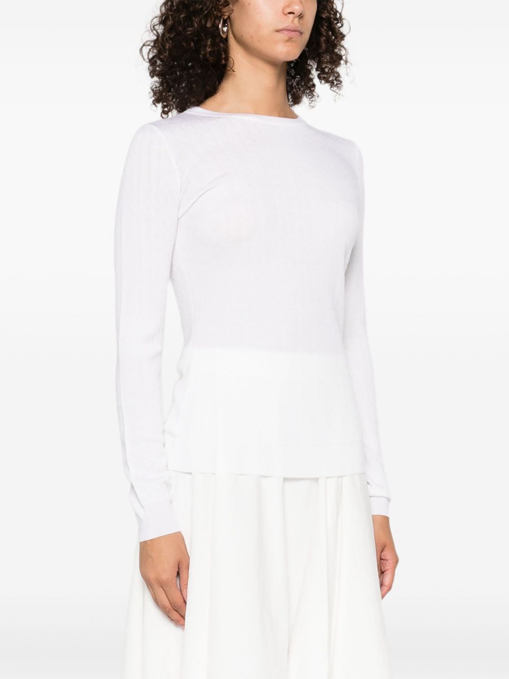 Elisabetta Franchi Wool blend crewneck sweater