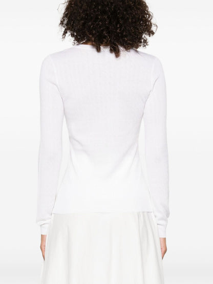 Elisabetta Franchi Wool blend crewneck sweater