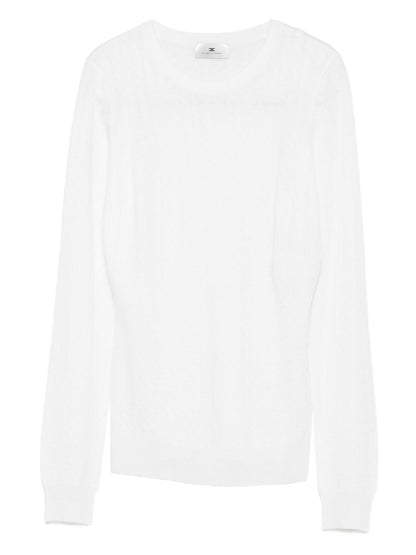 Elisabetta Franchi Wool blend crewneck sweater