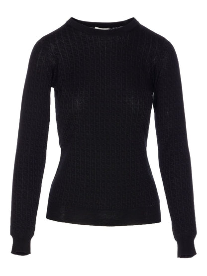 Elisabetta Franchi Wool blend crewneck sweater