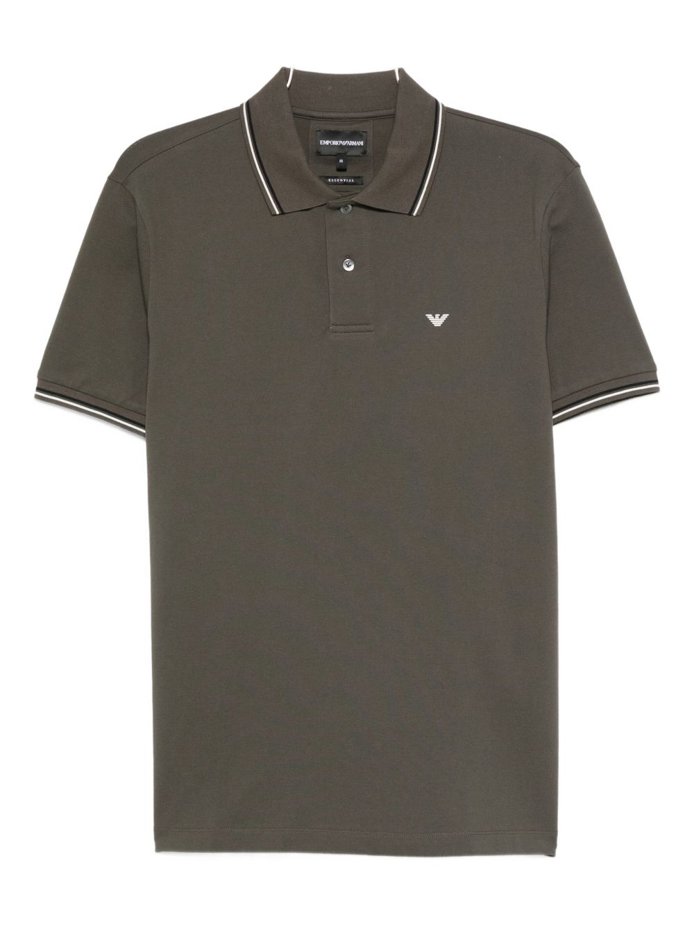 Emporio Armani Tipped stretch short sleeve polo shirt