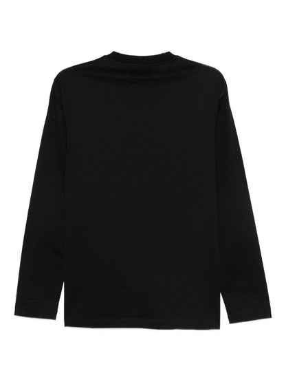 Emporio Armani Long-sleeved cotton T-shirt