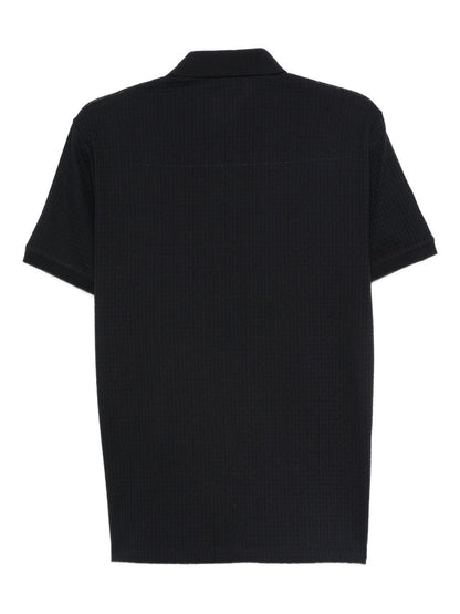 Emporio Armani Short-sleeved cotton polo shirt