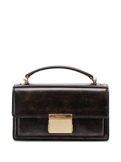 Golden Goose Venezia Bag in boarded leather with gold details