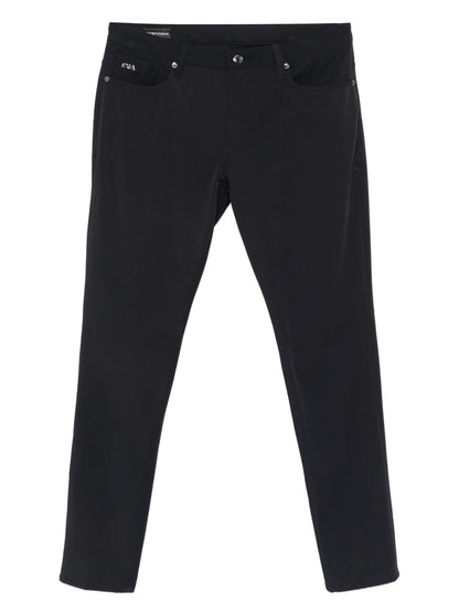 Emporio Armani Trousers with logo plaque