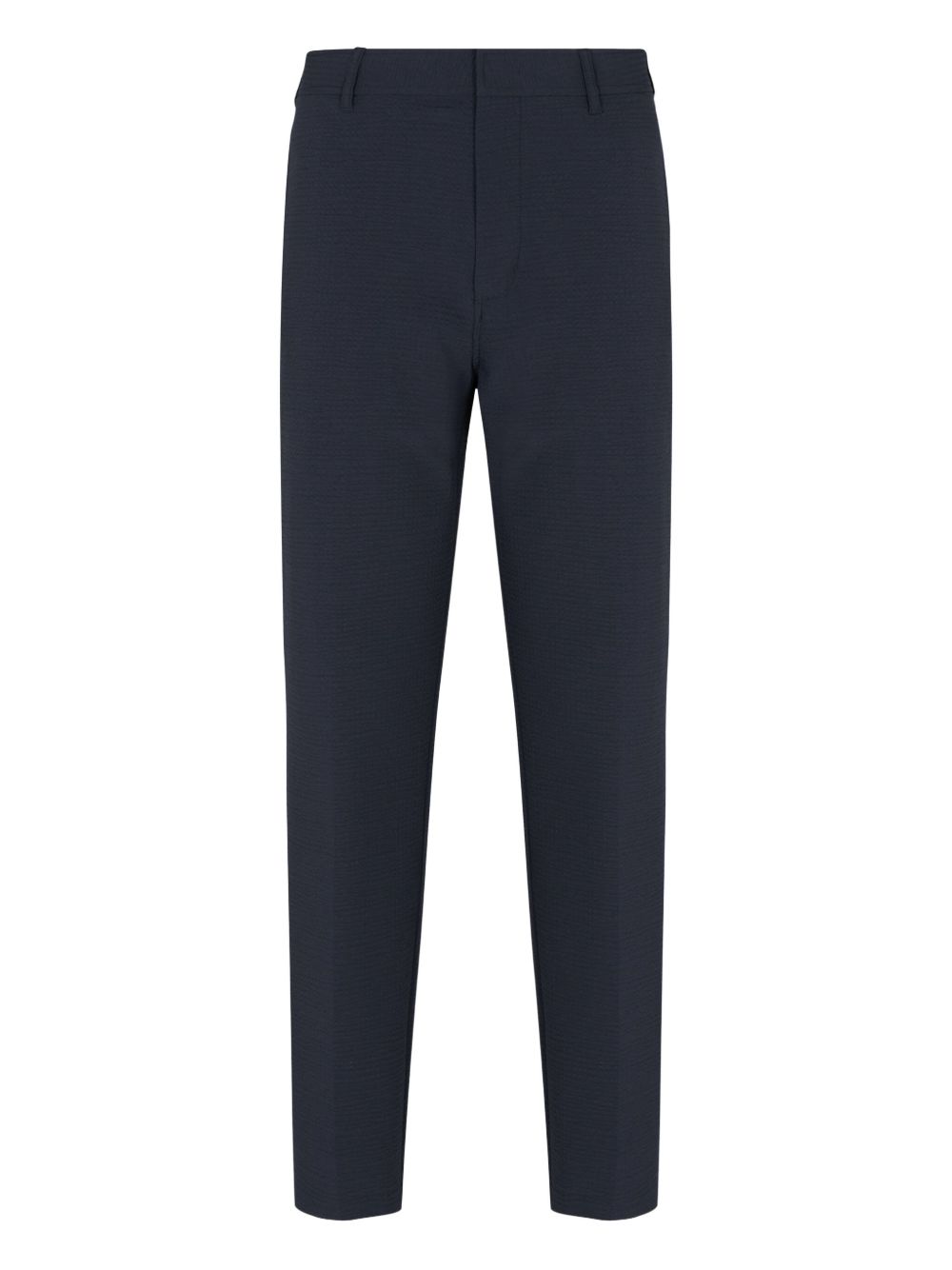 Emporio Armani Seersucker nylon chino trousers