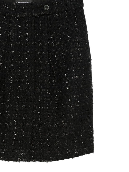 Emporio Armani Tweed sequin mini skirt