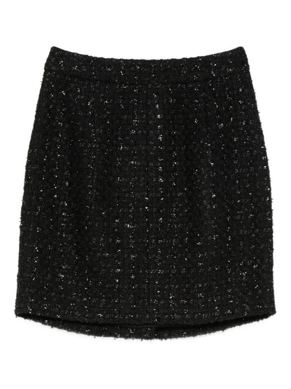 Emporio Armani Tweed sequin mini skirt