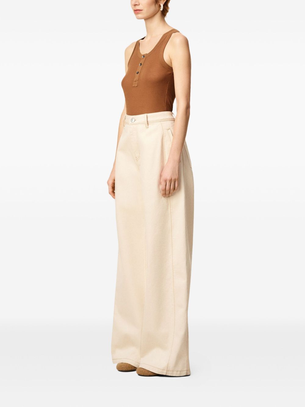 Ami Paris Jeans Beige