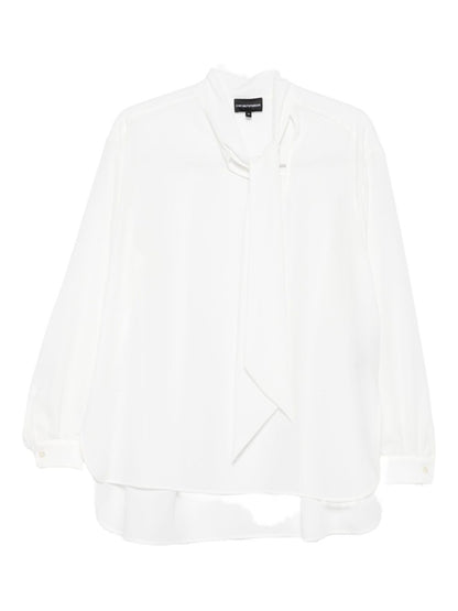 Emporio Armani Neck-tie blouse