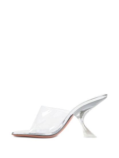Amina Muaddi Taylor Glass Slipper 90 Transparent Pvc