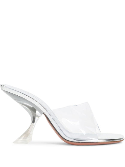 Amina Muaddi Taylor Glass Slipper 90 Transparent Pvc