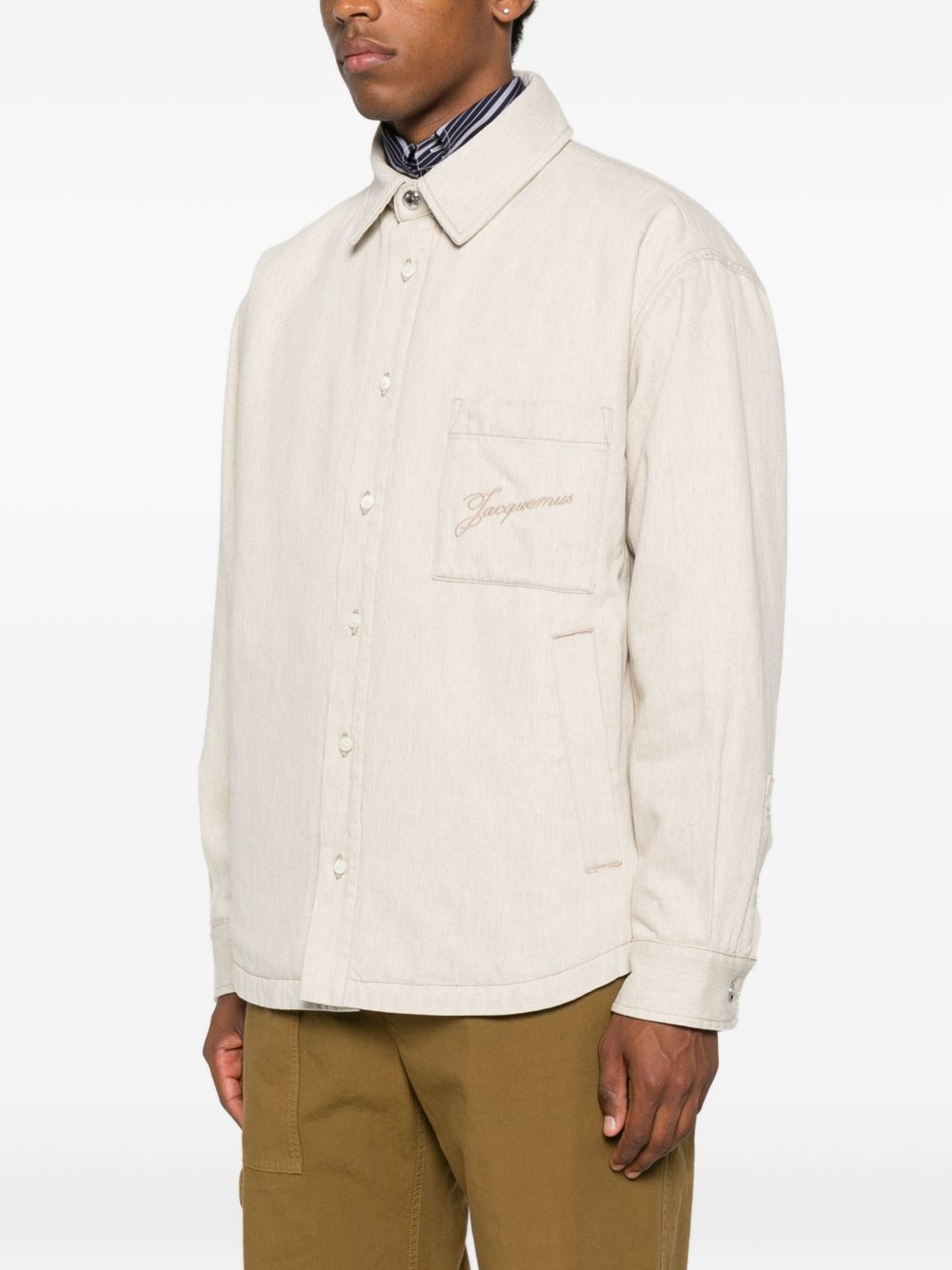 JACQUEMUS Shirts Beige