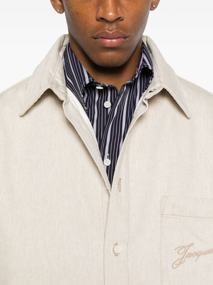 JACQUEMUS Shirts Beige