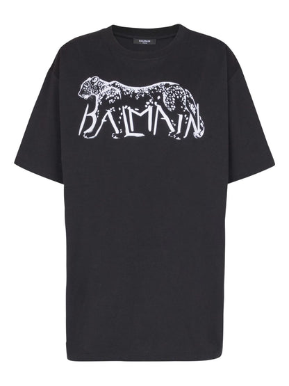 Balmain Leopard print T-shirt