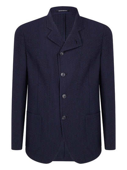 Emporio Armani Textured wool jacket