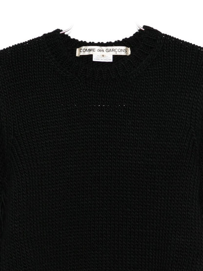 Comme Des Garcons Comme Des GarÃ§ons Fringed Wool Top