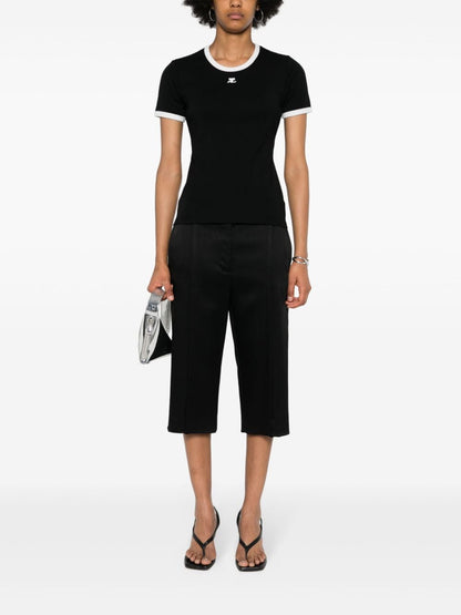 Courreges Pre Logo cotton t-shirt