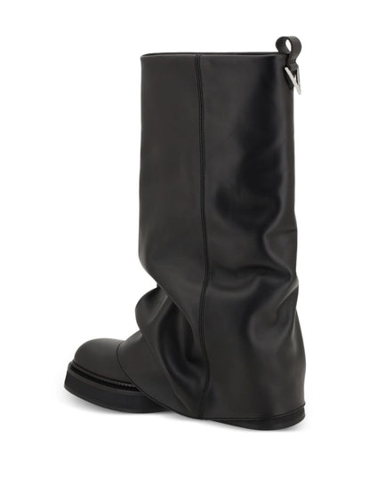 The Attico ''Robin'' black combat boot