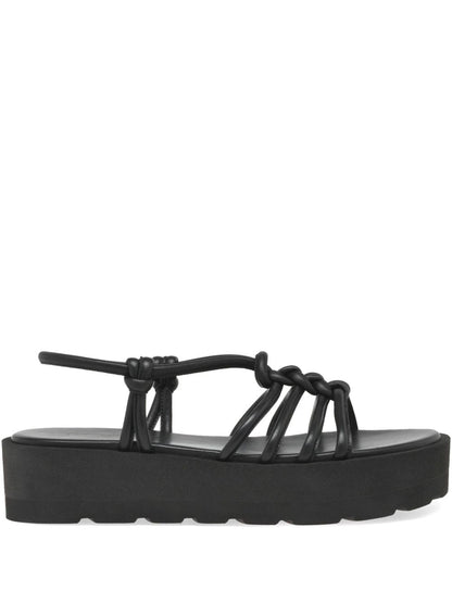 Gianvito Rossi Hebe leather platform sandals