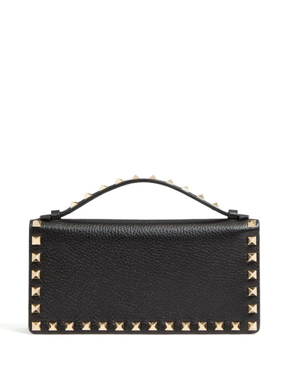 Valentino Garavani Rockstud leather wallet on chain