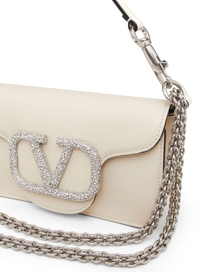 Valentino Garavani small Locò crystal-embellished shoulder bag