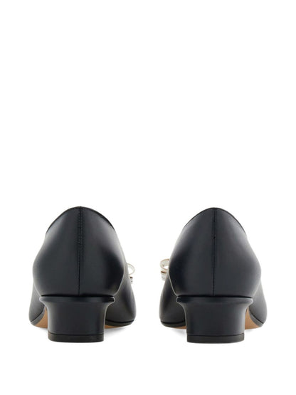 Ferragamo Vara leather pumps