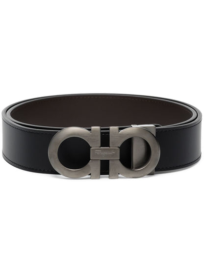 Ferragamo Reversible And Adjustable Gancini Belt