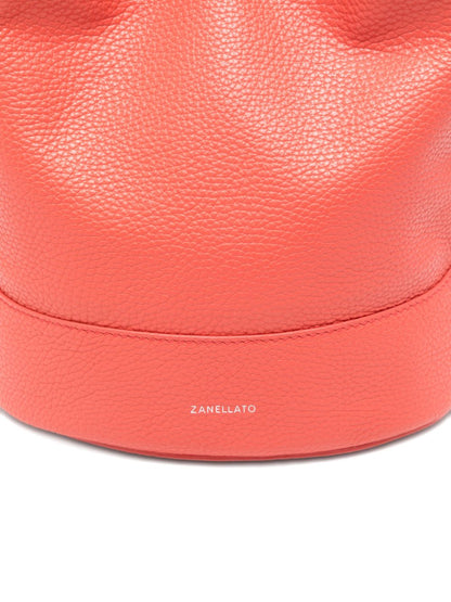 Zanellato Monda'® Small Bag In Hammered Red Reggiana Leather