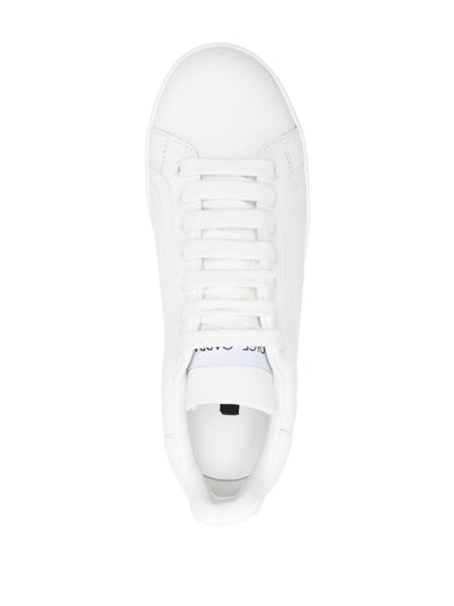 Dolce & Gabbana-Portofino' sneaker in white calf leather.