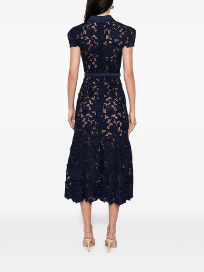 Self-Portrait Lace midi dress