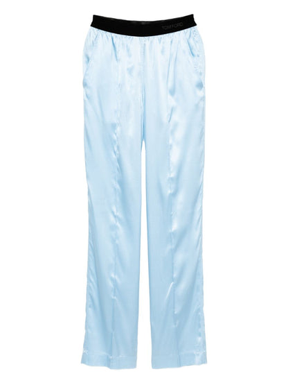 Tom Ford Trousers Clear Blue