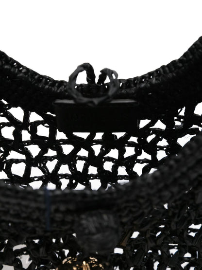 Jacquemus Le Petit Carre Spiaggia rafia handbag