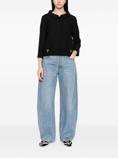 Valentino VLogo Signature wool and silk jacket