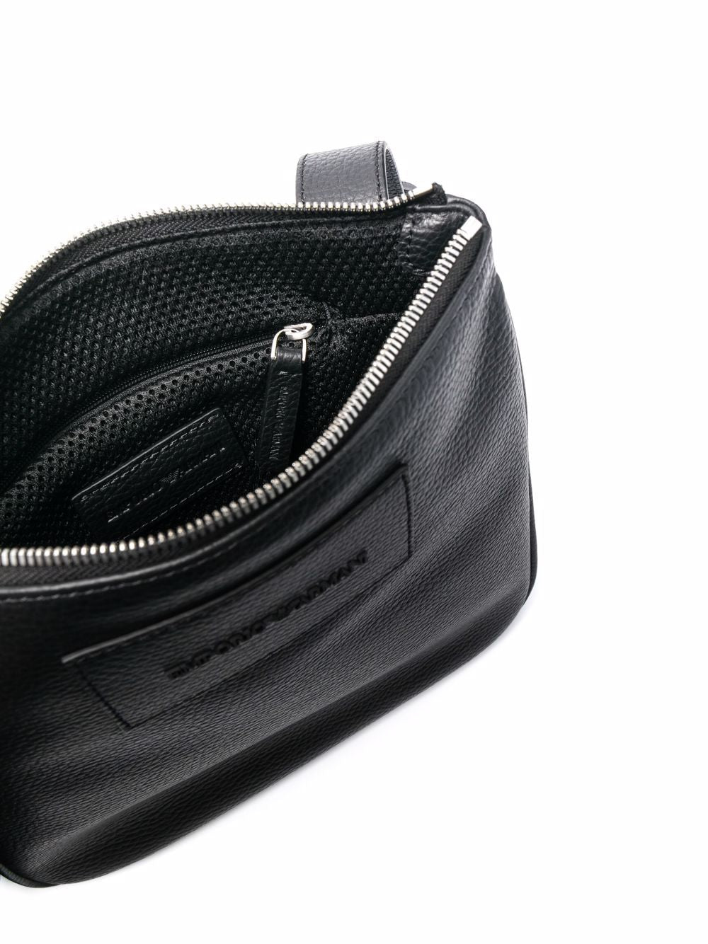 Emporio Armani logo-embossed messenger bag