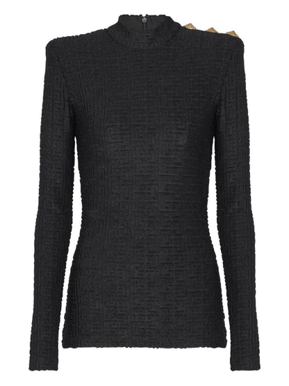 Balmain Sweaters Black