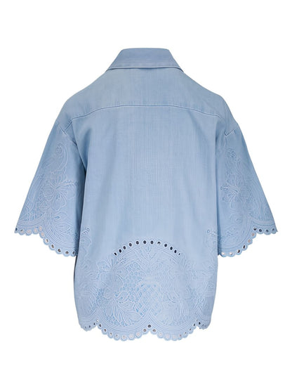 Zimmermann Shirts Clear Blue