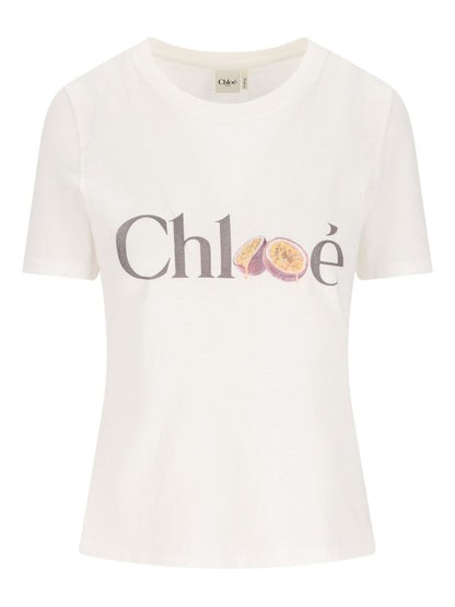 Chloé ChloÃ© Logo cotton t-shirt