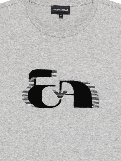Emporio Armani E.ARMANI EXCLUSIVE PRE T-shirts and Polos Grey