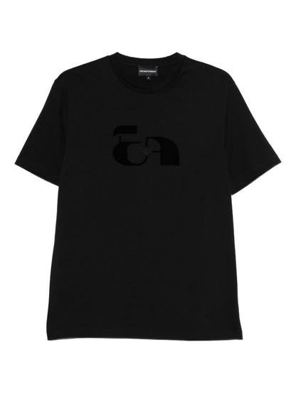 Emporio Armani E.ARMANI EXCLUSIVE PRE T-shirts and Polos Black