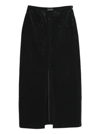 Emporio Armani Studded long skirt