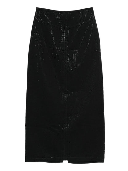 Emporio Armani Studded long skirt