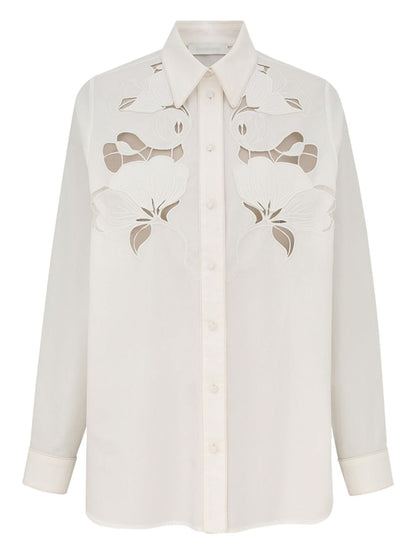 Zimmermann Shirts Ivory