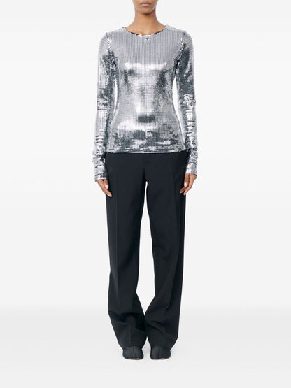 MM6 Maison Margiela Metallized top