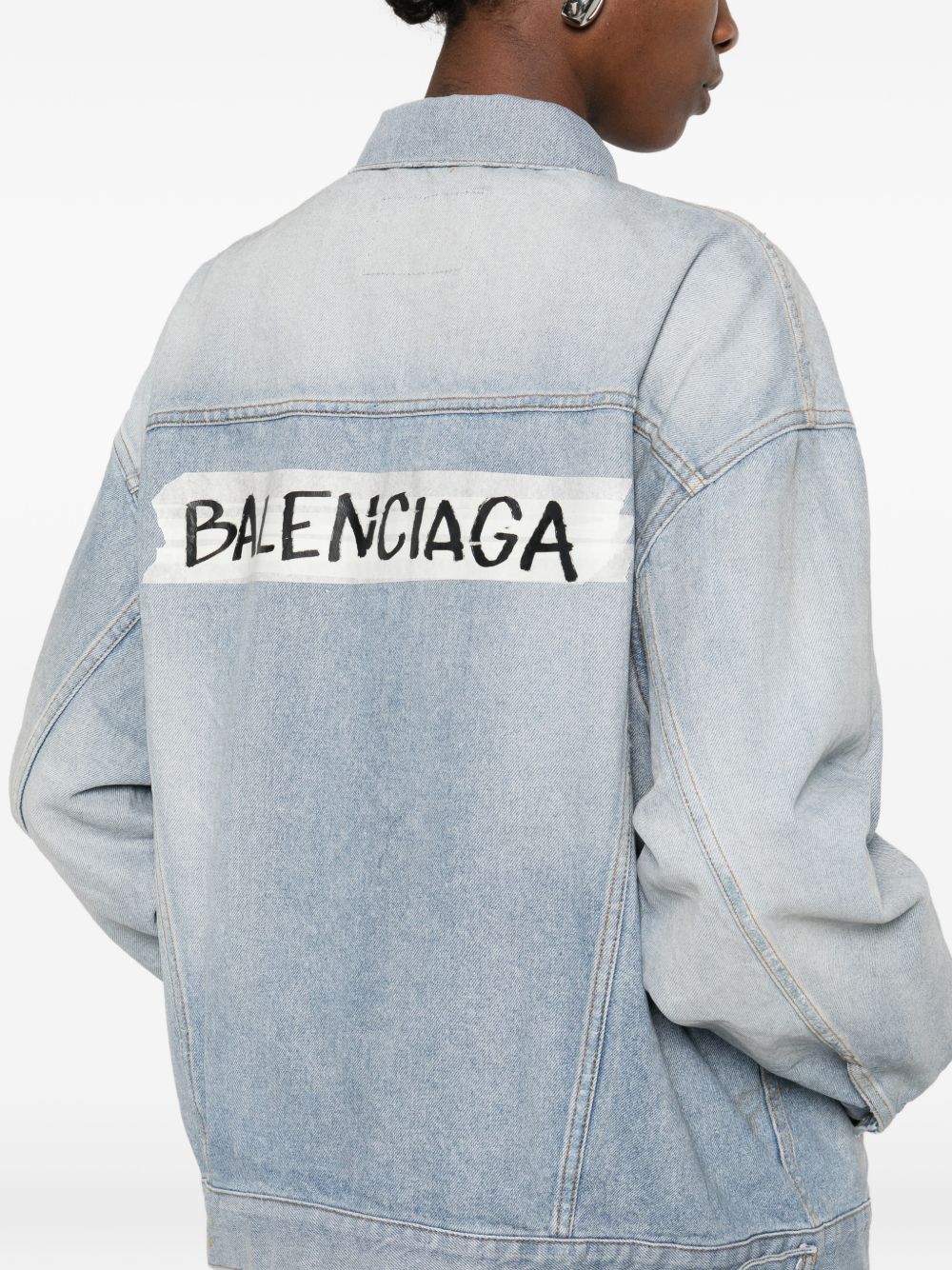 Balenciaga Jackets Clear Blue