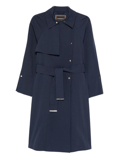 Emporio Armani Coats Blue
