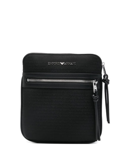 Emporio Armani nylon messenger bag