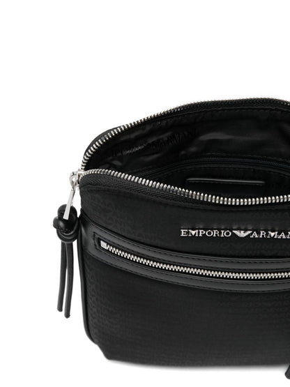 Emporio Armani nylon messenger bag