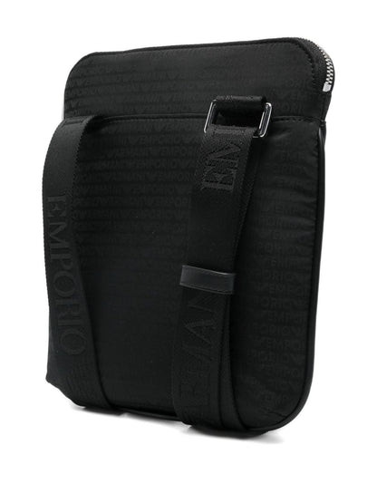 Emporio Armani nylon messenger bag