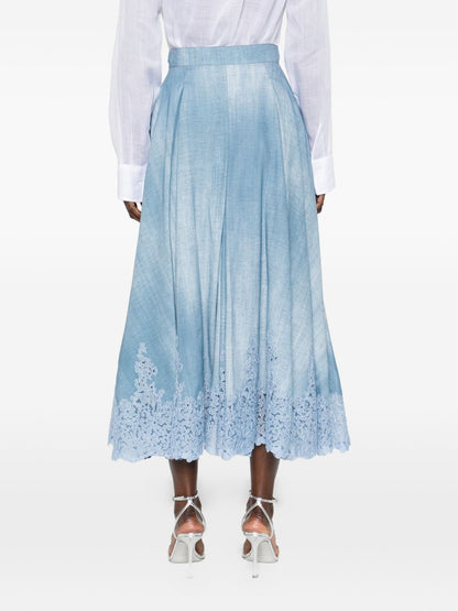 Ermanno Scervino Skirts Clear Blue